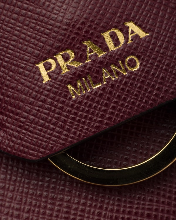 Borsa a mano Prada Avoir mini in Saffiano - Bordeaux Borsa a mano Prada Avoir mini in Saffiano - Bordeaux