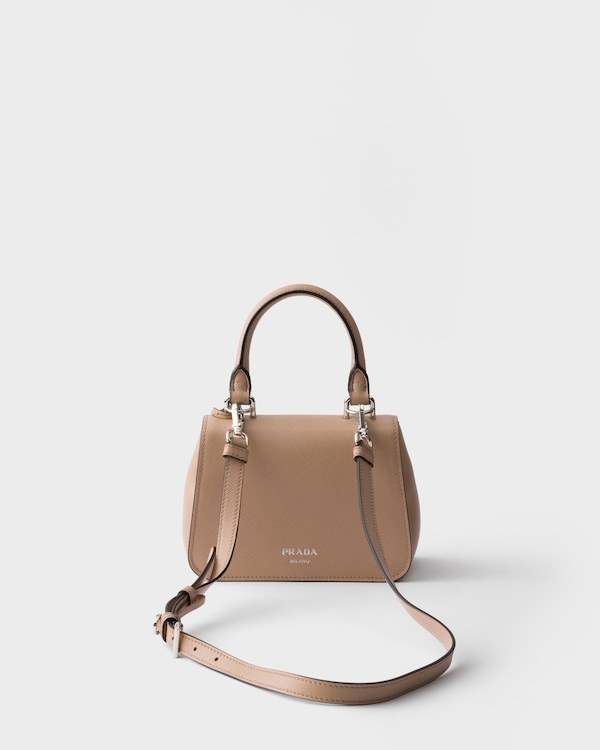 Borsa a mano Prada Avoir mini in Saffiano - Cipria Borsa a mano Prada Avoir mini in Saffiano - Cipria