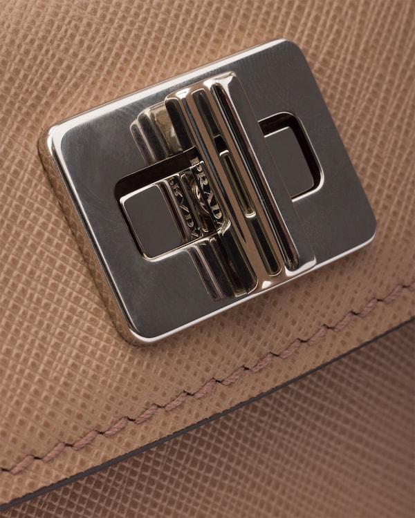 Borsa a mano Prada Avoir mini in Saffiano - Cipria Borsa a mano Prada Avoir mini in Saffiano - Cipria