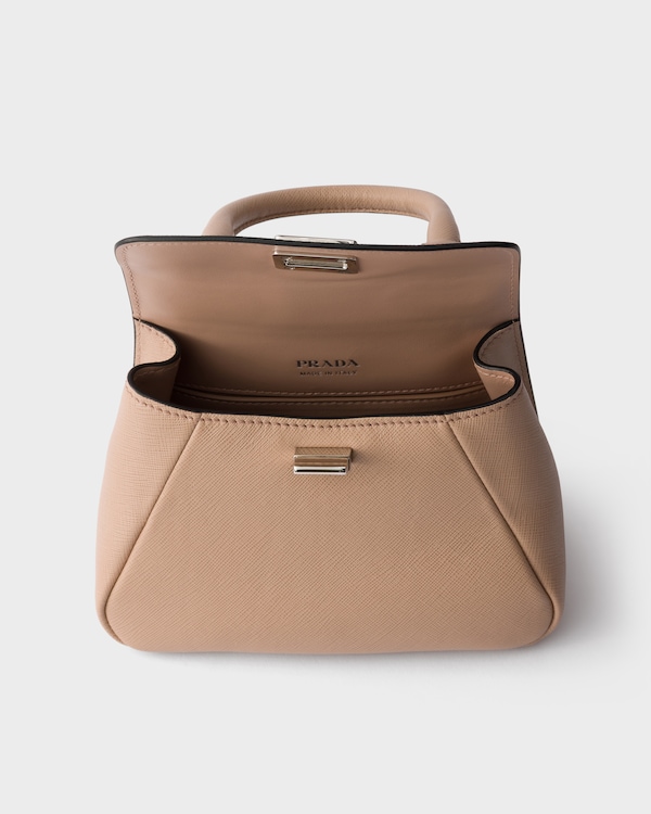 Borsa a mano Prada Avoir mini in Saffiano - Cipria Borsa a mano Prada Avoir mini in Saffiano - Cipria