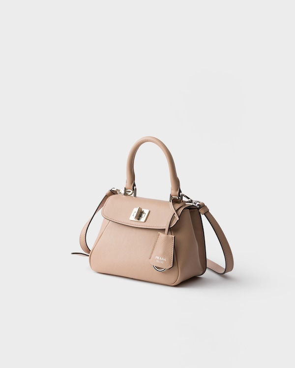 Borsa a mano Prada Avoir mini in Saffiano - Cipria Borsa a mano Prada Avoir mini in Saffiano - Cipria