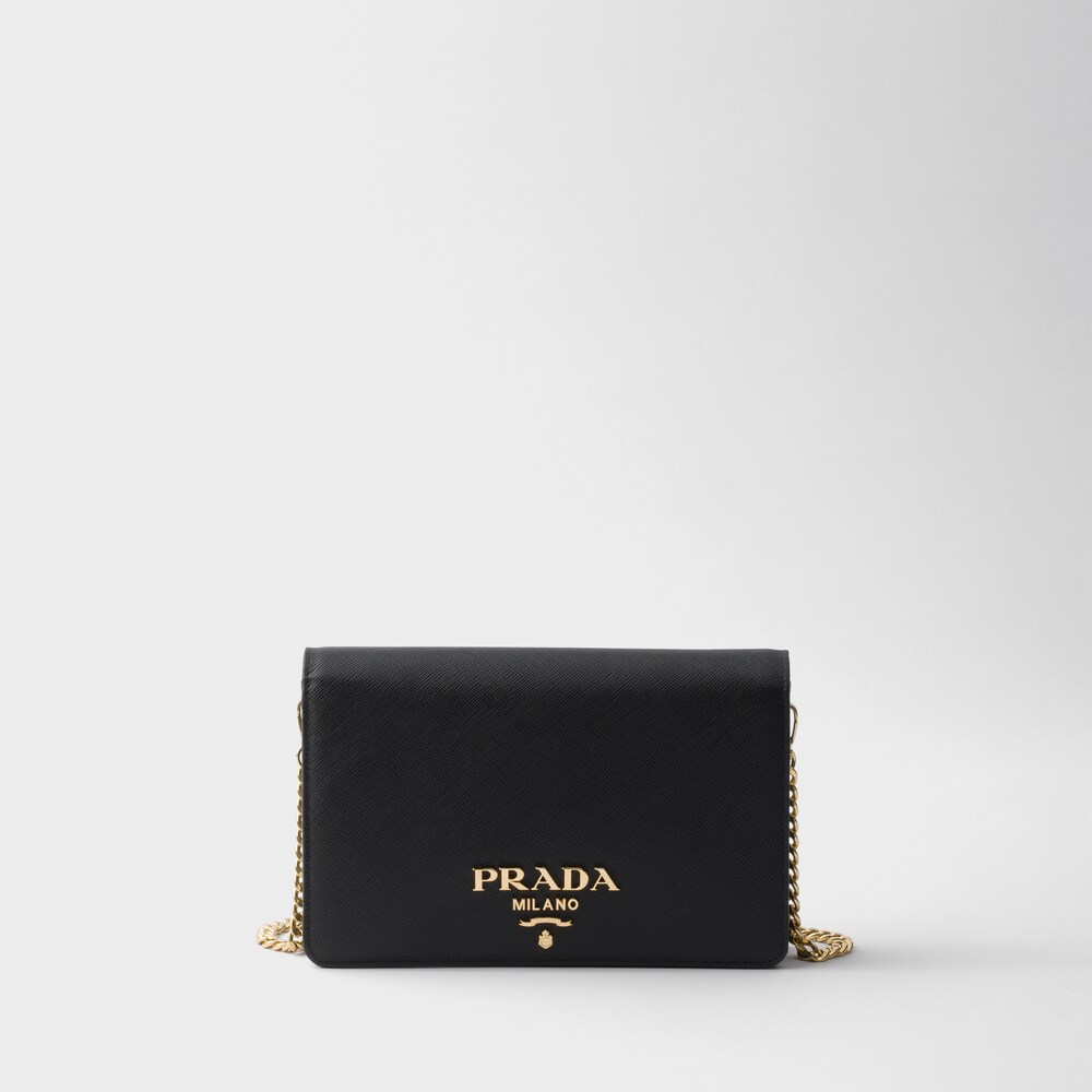 Prada Saffiano 皮革迷你手袋 1