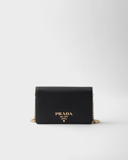 Prada Saffiano 皮革迷你手袋 1
