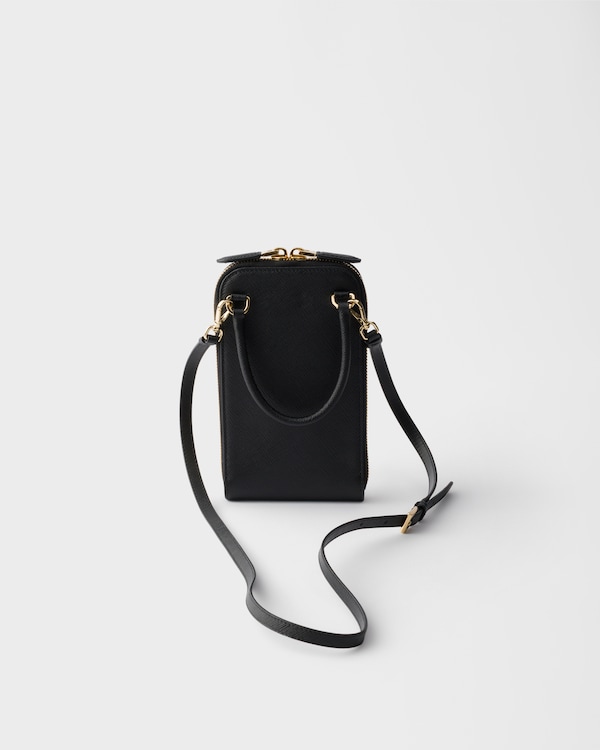 Saffiano leather mini-bag - Black Saffiano leather mini-bag - Black