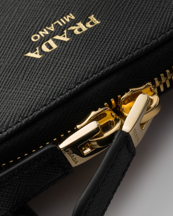 Saffiano leather mini-bag - Black Saffiano leather mini-bag - Black