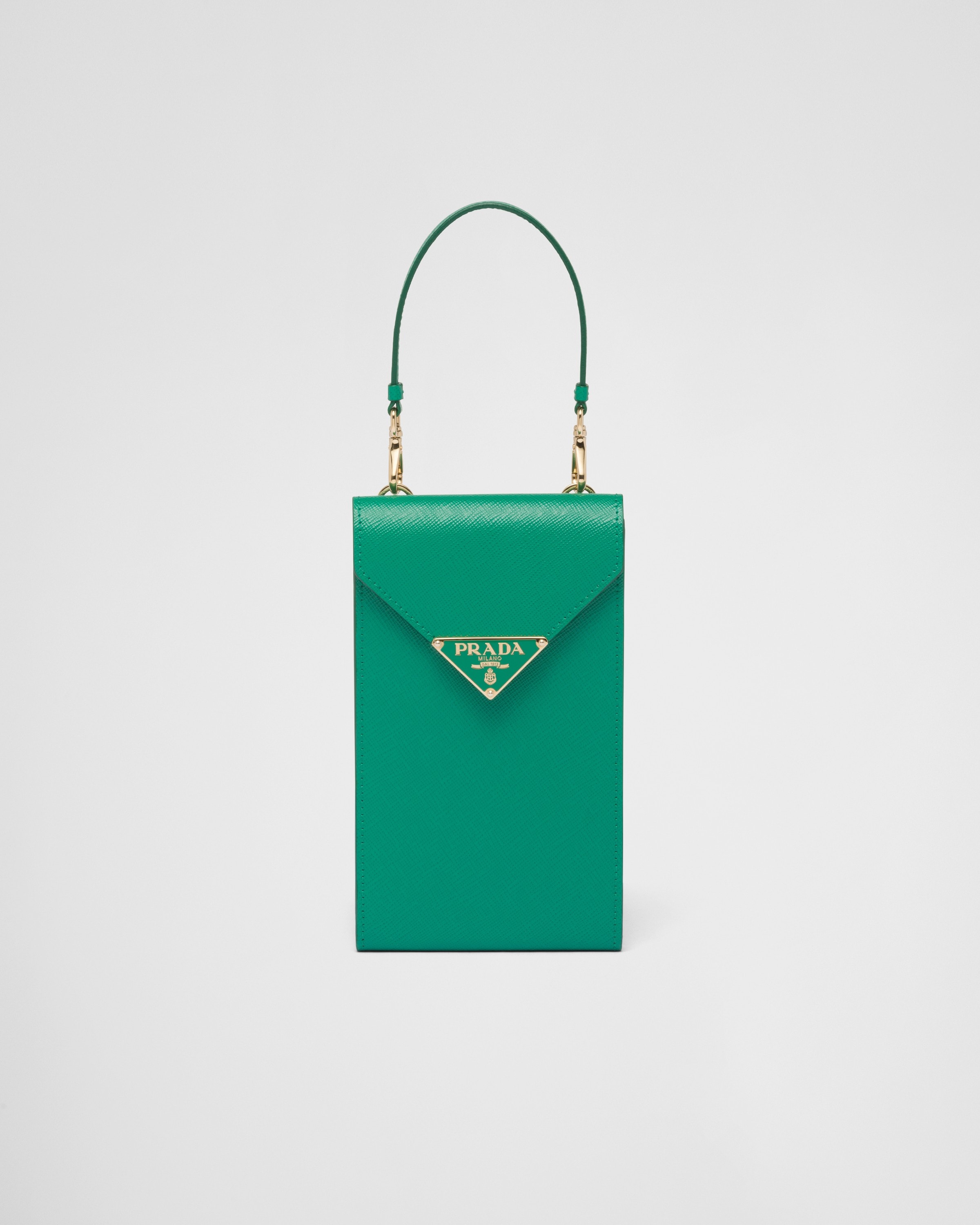 Shop Prada Saffiano Leather Mini Bag