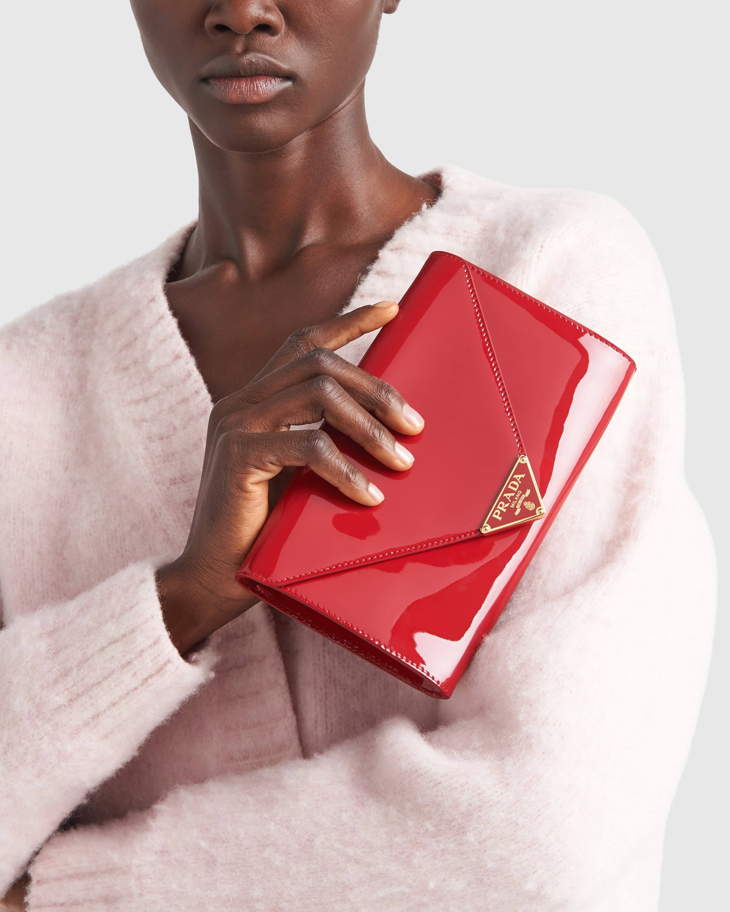 Cherry Red Patent Leather Mini bag PRADA