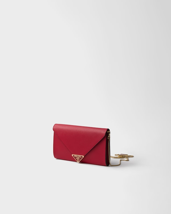 Mini Saffiano leather bag - Fiery Red Mini Saffiano leather bag - Fiery Red