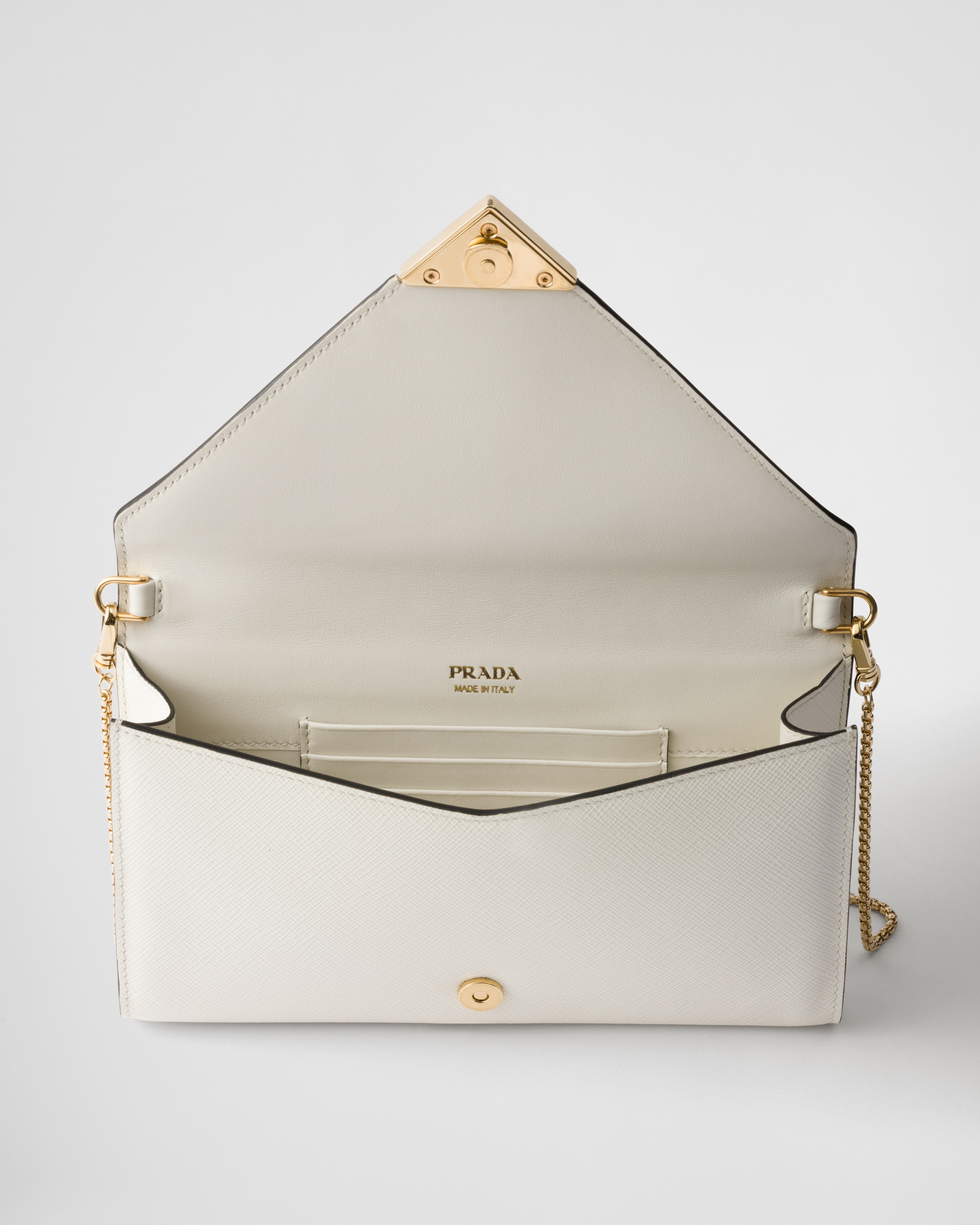 Minibolso de piel Saffiano