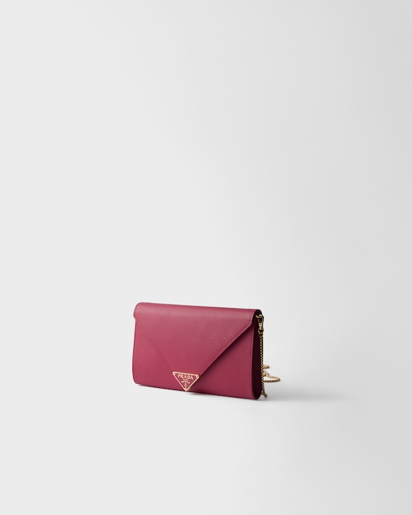 Mini sac en cuir Saffiano - Bruyère Mini sac en cuir Saffiano - Bruyère