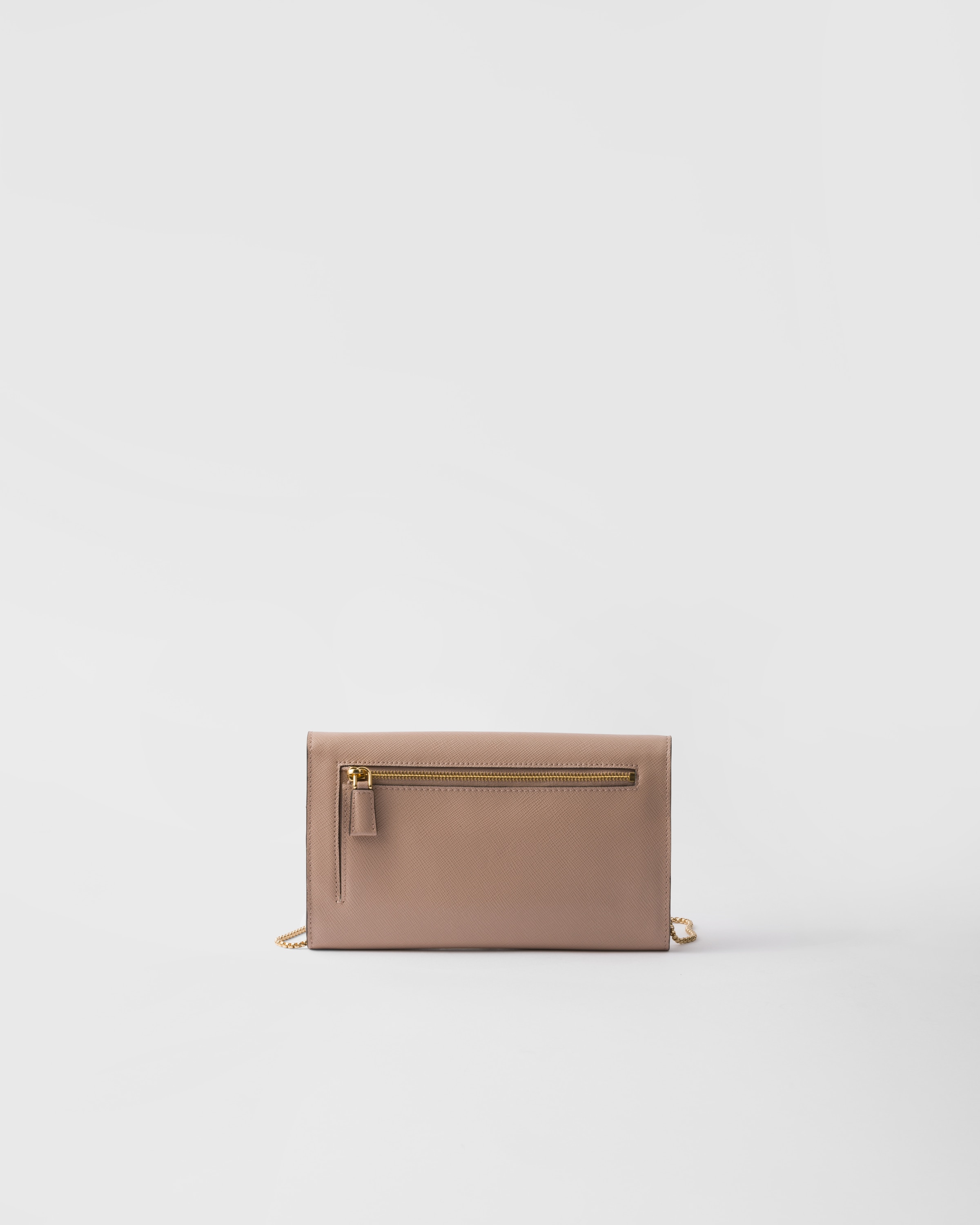 Prada Saffiano Leather Mini-bag In Powder