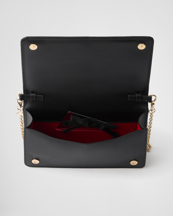 Mini Saffiano Leather bag - Black Mini Saffiano Leather bag - Black