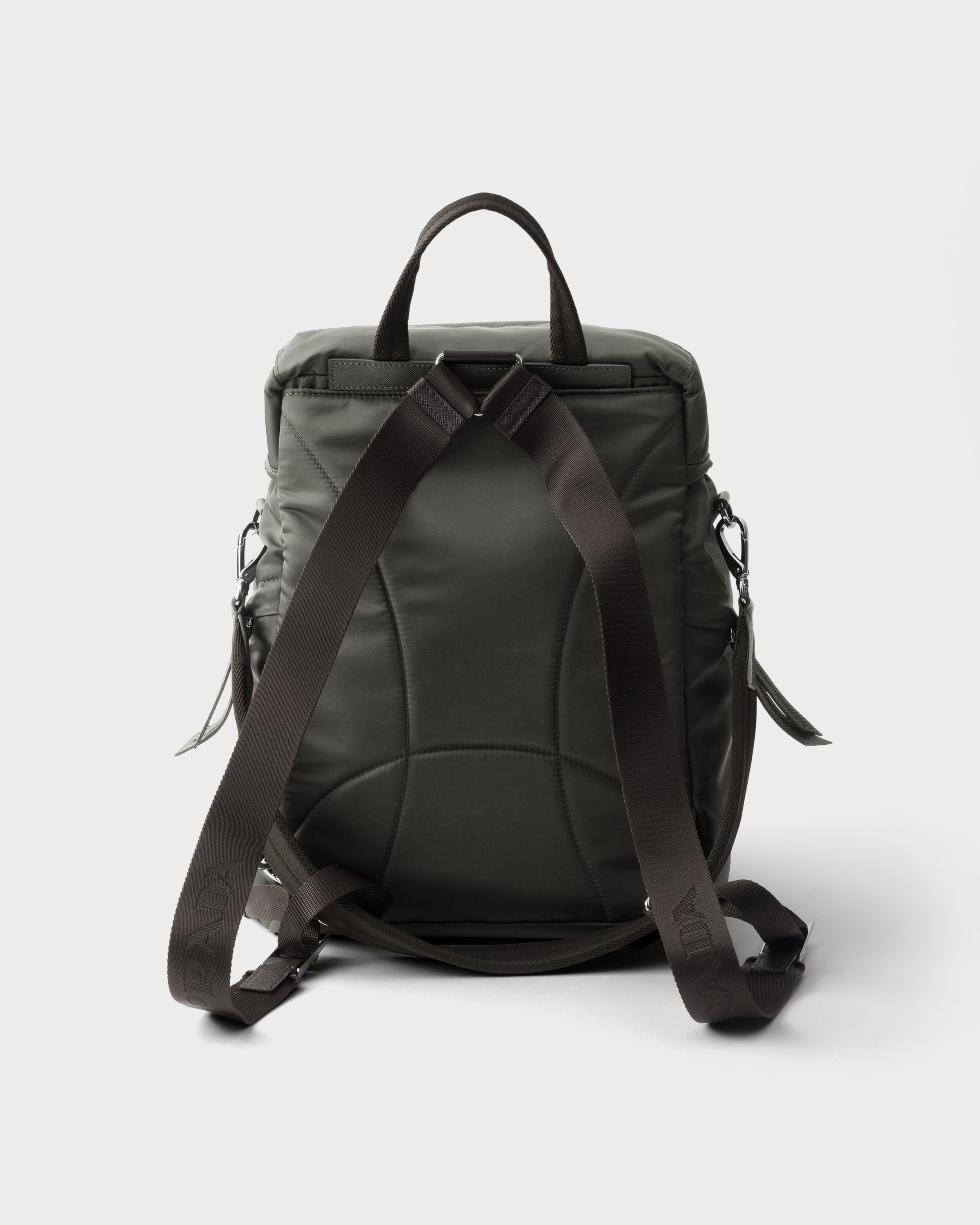 バッグ RI Mercury Gray Re-nylon Backpack | PRADA