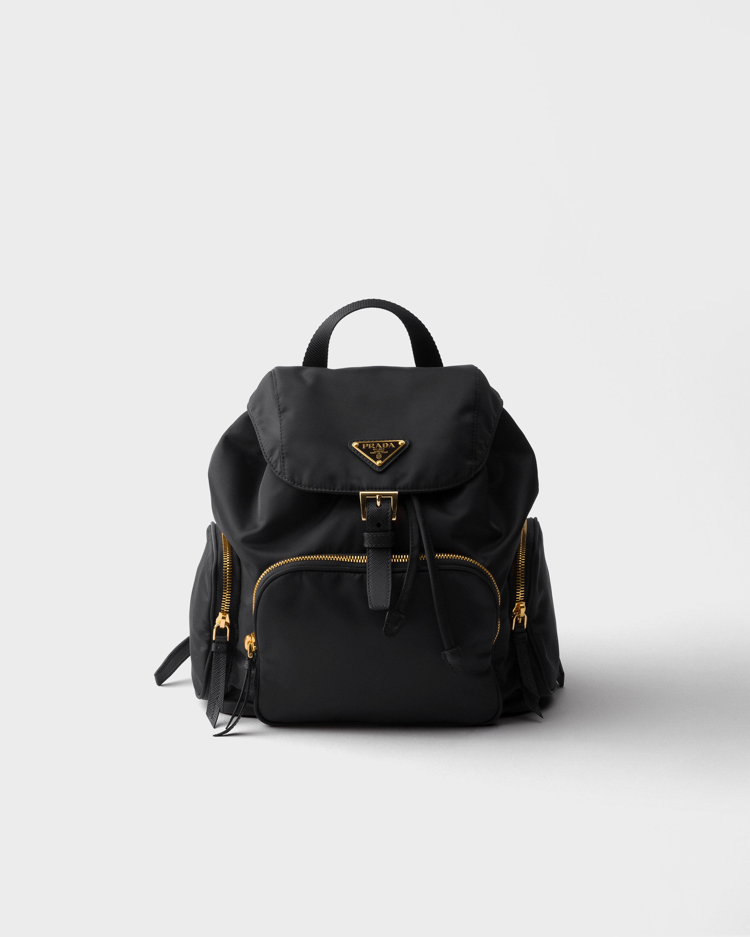 Black Small Re-nylon Backpack | PRADA