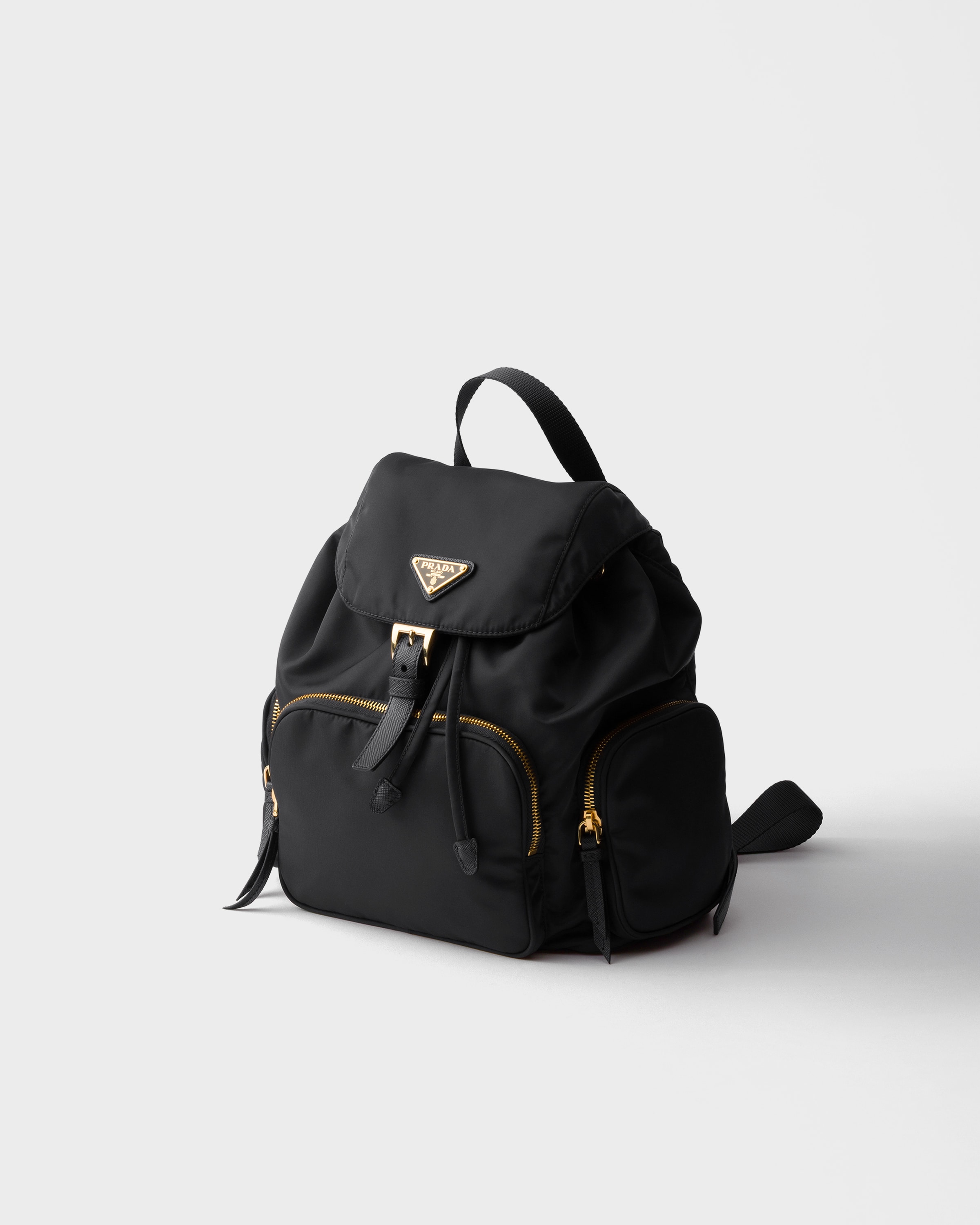 Black Small Re-nylon Backpack | PRADA