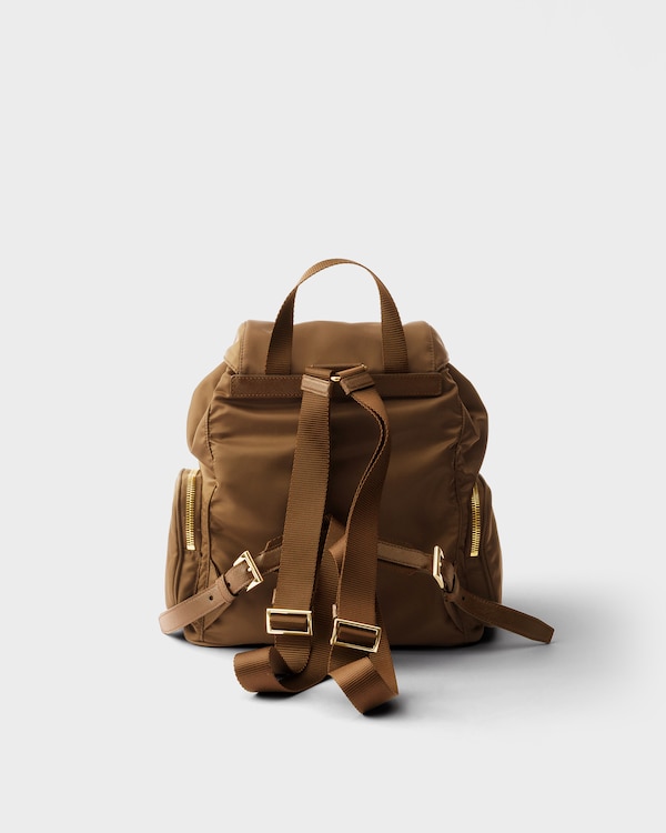 Small Re-Nylon backpack - Brandy Small Re-Nylon backpack - Brandy