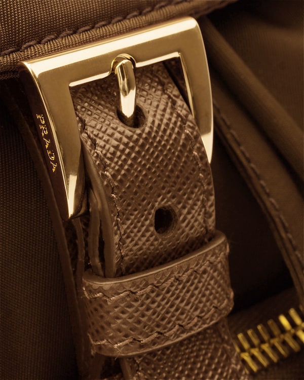 Small Re-Nylon backpack - Brandy Small Re-Nylon backpack - Brandy