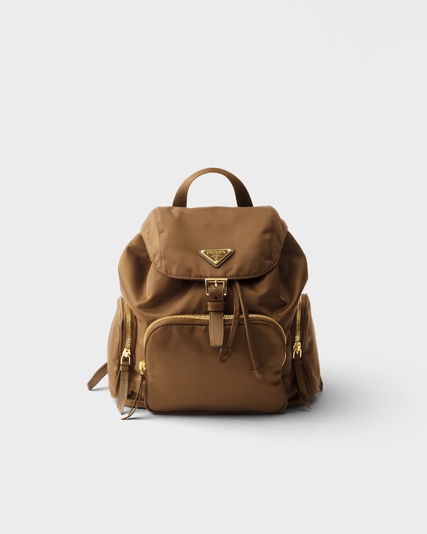 Small Re-Nylon backpack - Brandy Small Re-Nylon backpack - Brandy