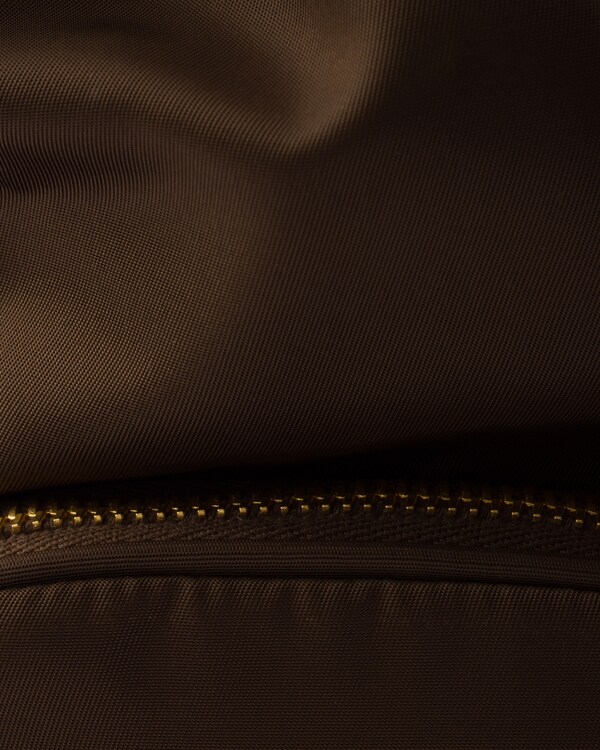 Small Re-Nylon backpack - Burnt Brown Small Re-Nylon backpack - Burnt Brown