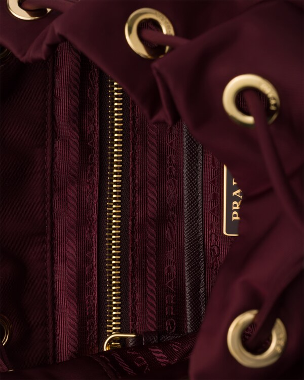 小号Re-Nylon背包 - 酒红色 小号Re-Nylon背包 - 酒红色