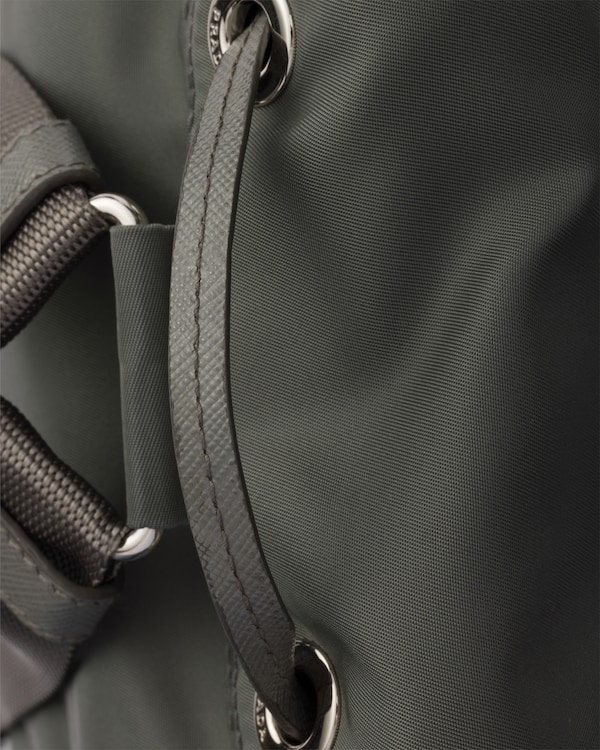 Small Re-Nylon backpack - Mercury Gray Small Re-Nylon backpack - Mercury Gray