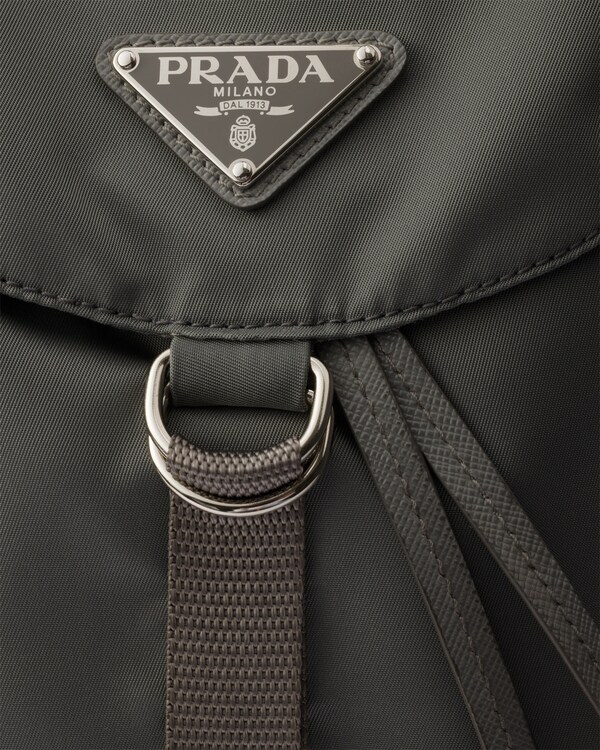 Small Re-Nylon backpack - Mercury Gray Small Re-Nylon backpack - Mercury Gray