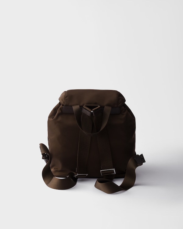 Small Re-Nylon backpack - Sienna Small Re-Nylon backpack - Sienna