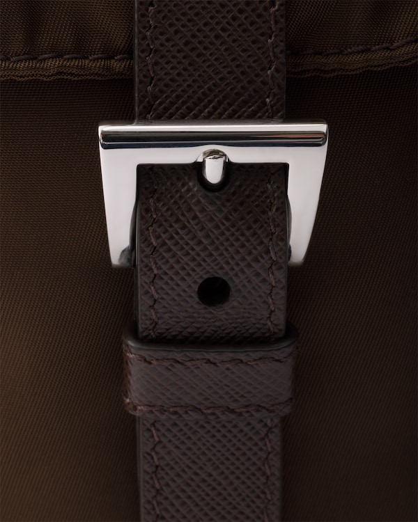 Small Re-Nylon backpack - Sienna Small Re-Nylon backpack - Sienna