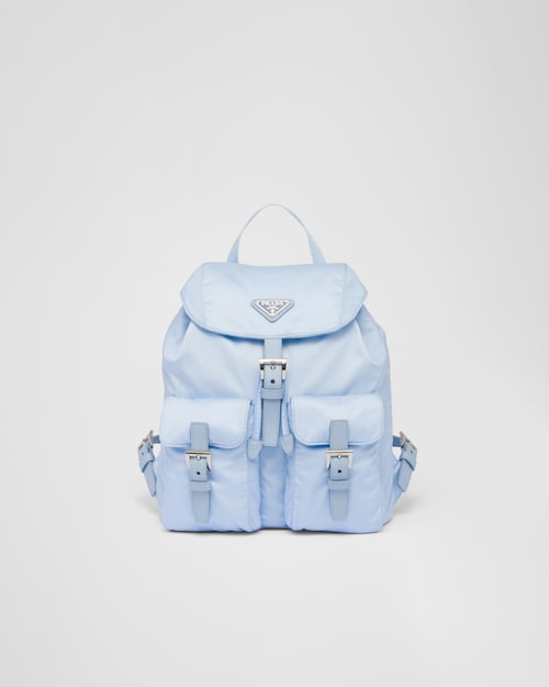 Light Blue Small Re-Nylon backpack | Prada