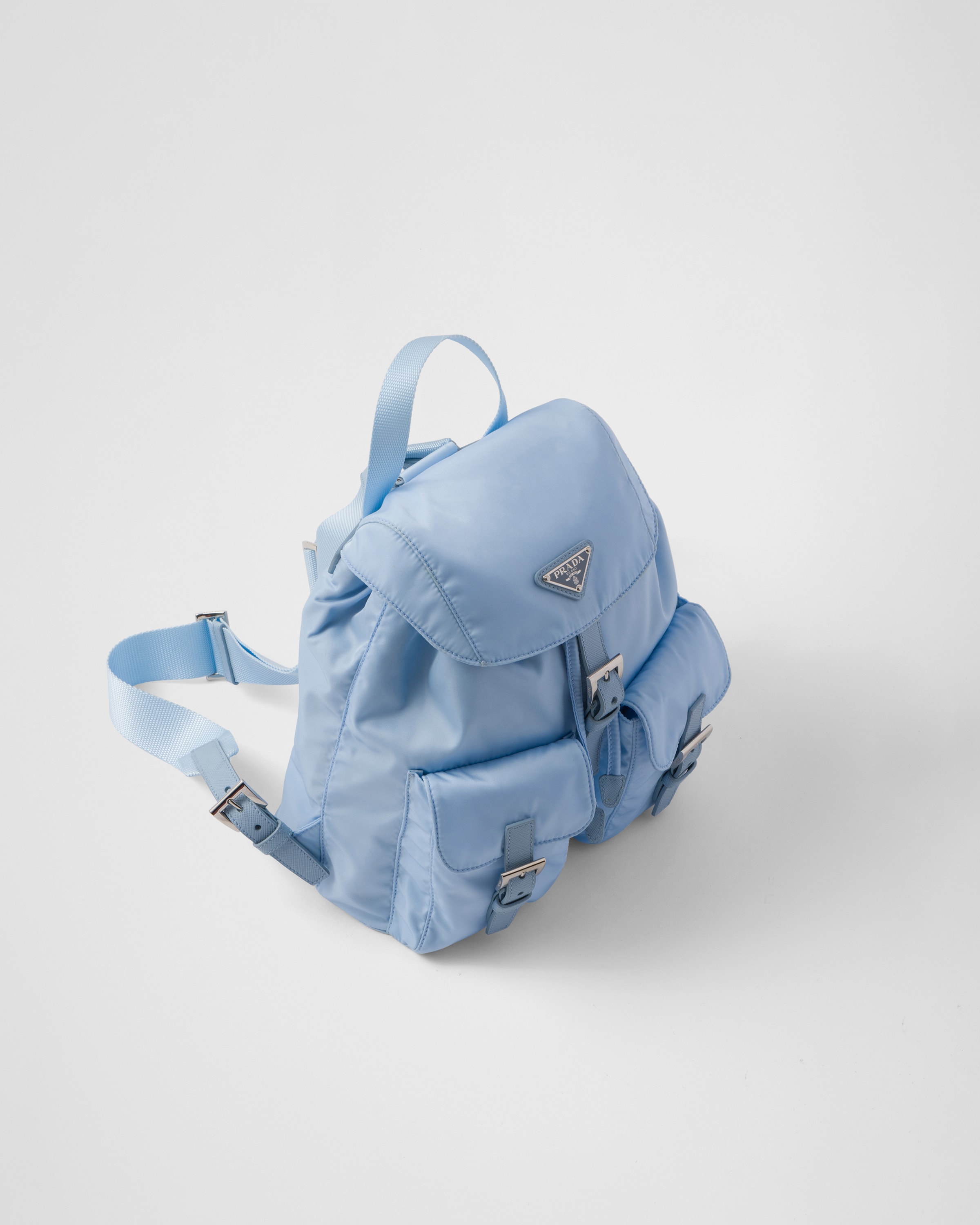 Prada nylon backpack store