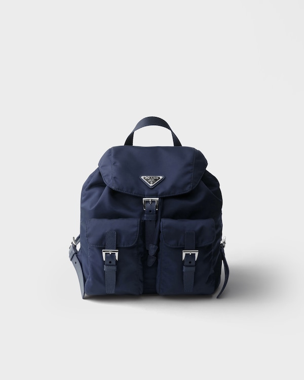 Small Re-Nylon backpack - Baltic Blue Small Re-Nylon backpack - Baltic Blue