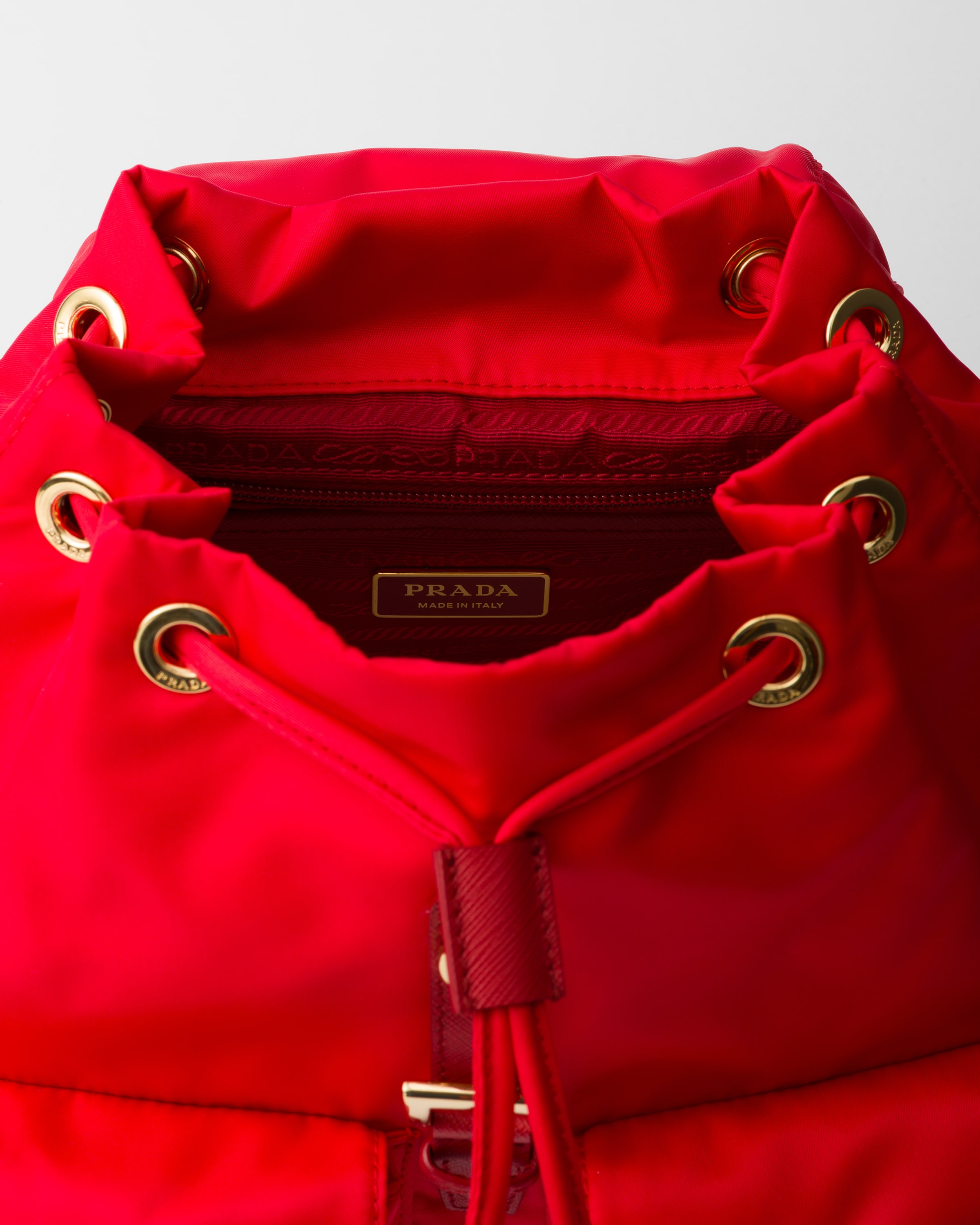 Red prada backpack sale
