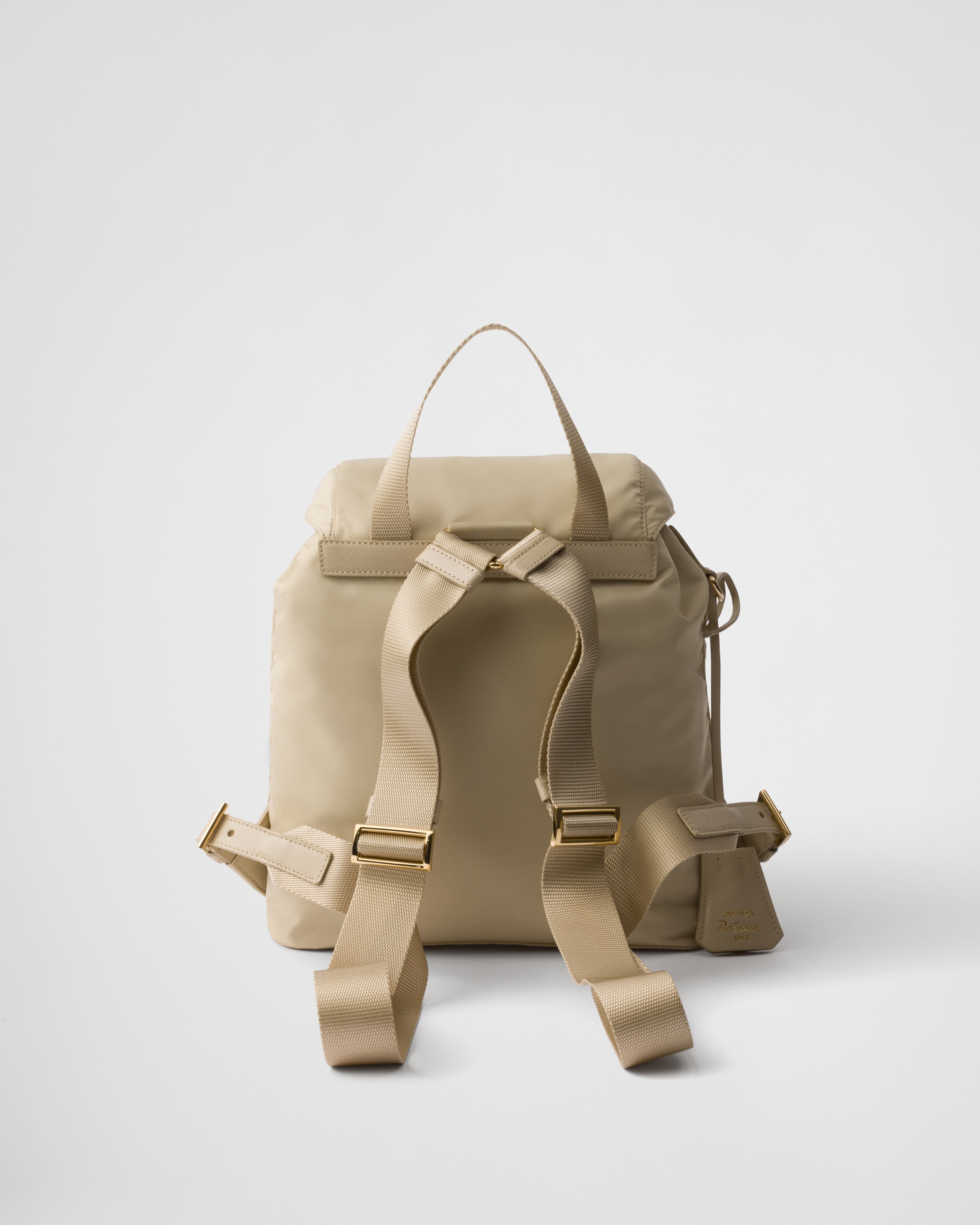 Prada Re-edition 1978 Small Re-nylon Backpack In Desert