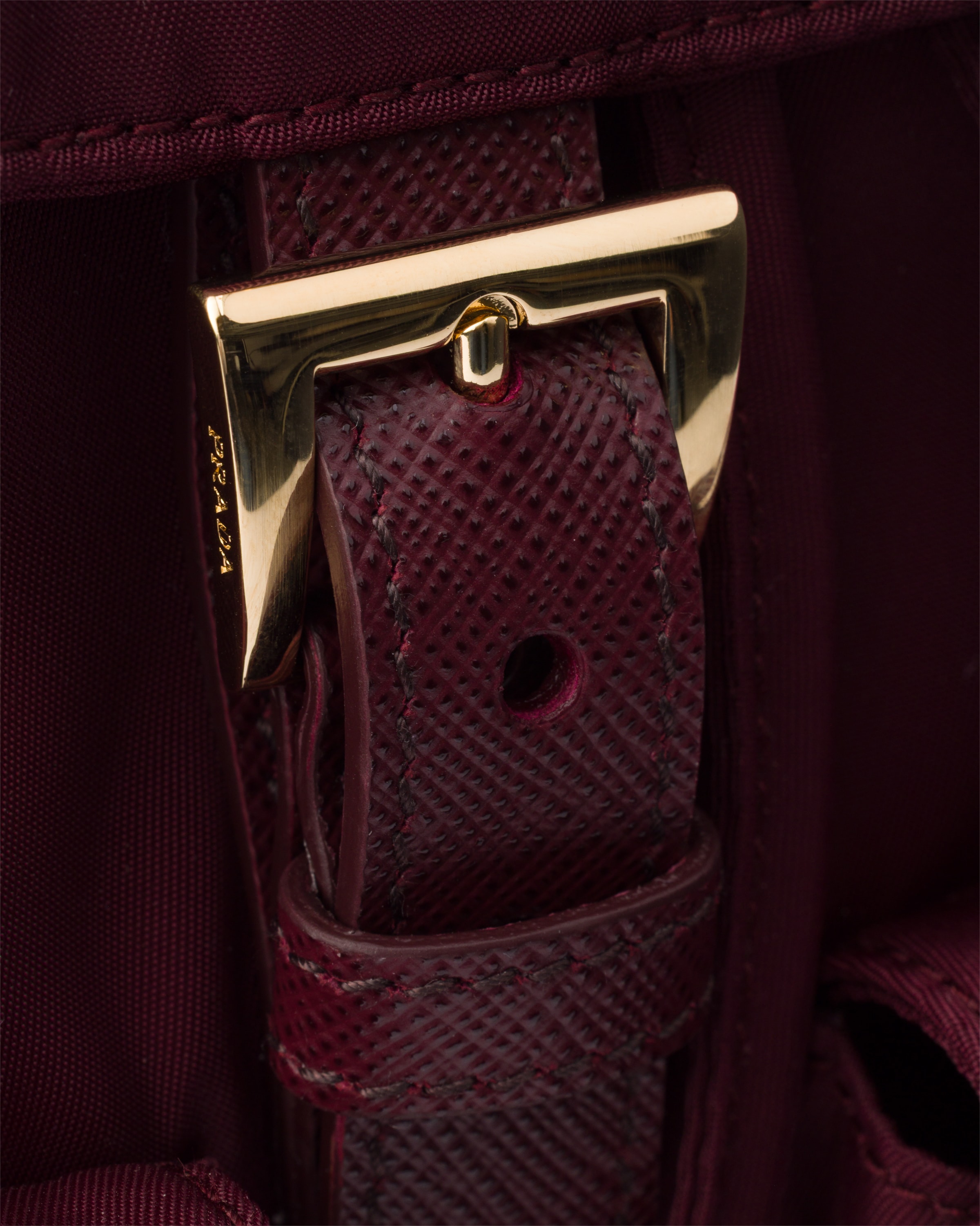 Burgundy Prada Re-Edition 1978 small Re-Nylon backpack | PRADA