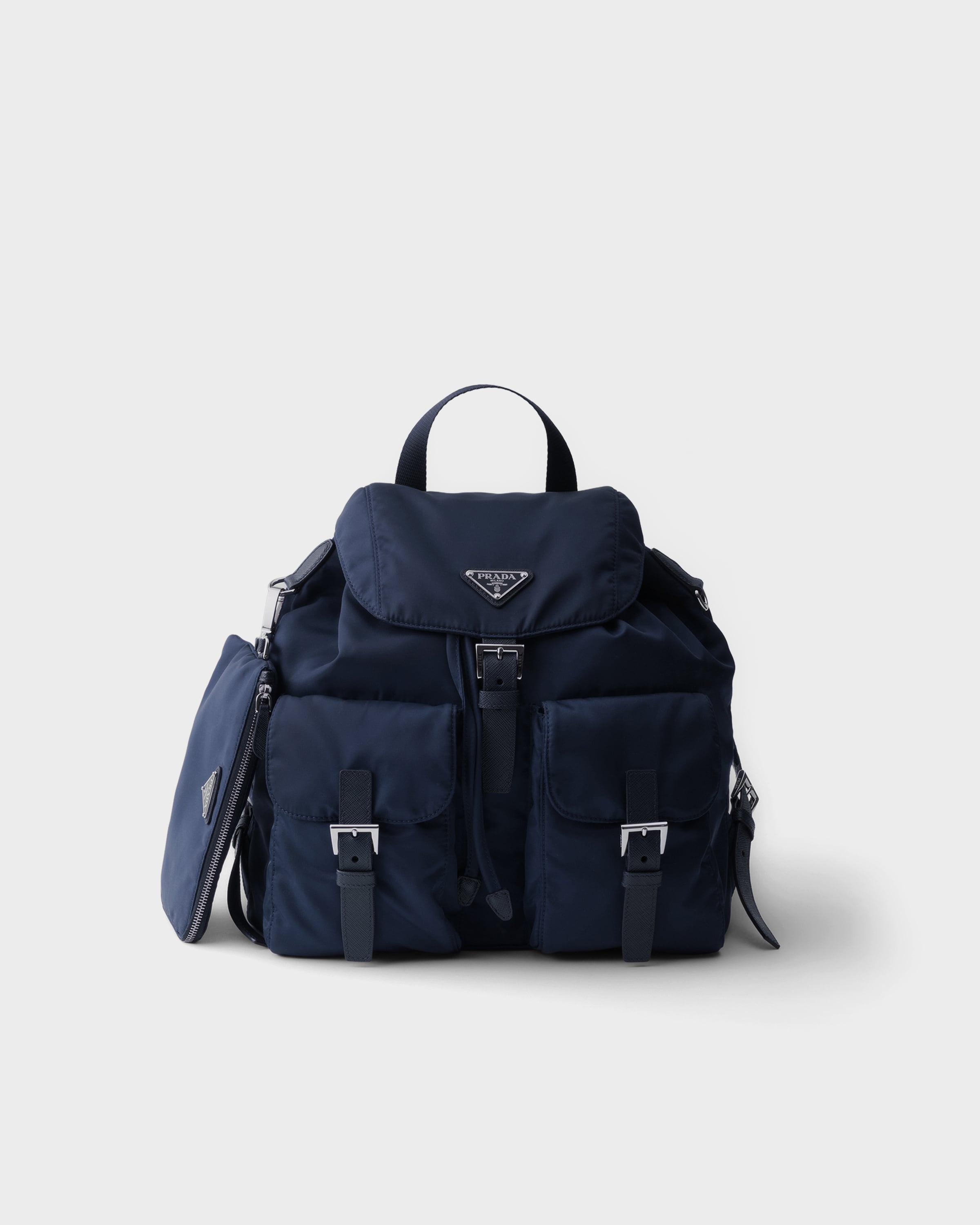 PRADA ナイロン リュック バックパック ネイビー Baltic Blue Medium Re-nylon Backpack | PRADA - United States