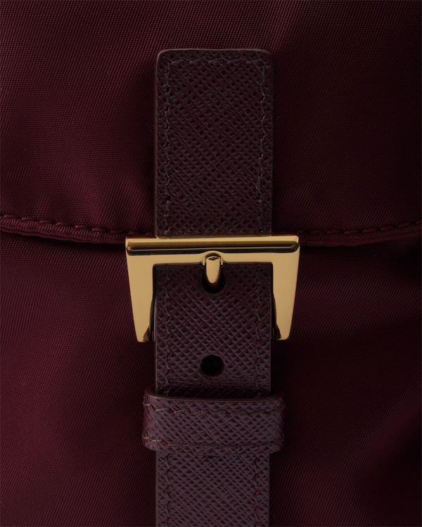 Medium Re-Nylon Backpack - Burgundy Medium Re-Nylon Backpack - Burgundy