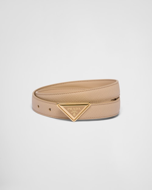 Prada Saffiano皮革腰帶 1