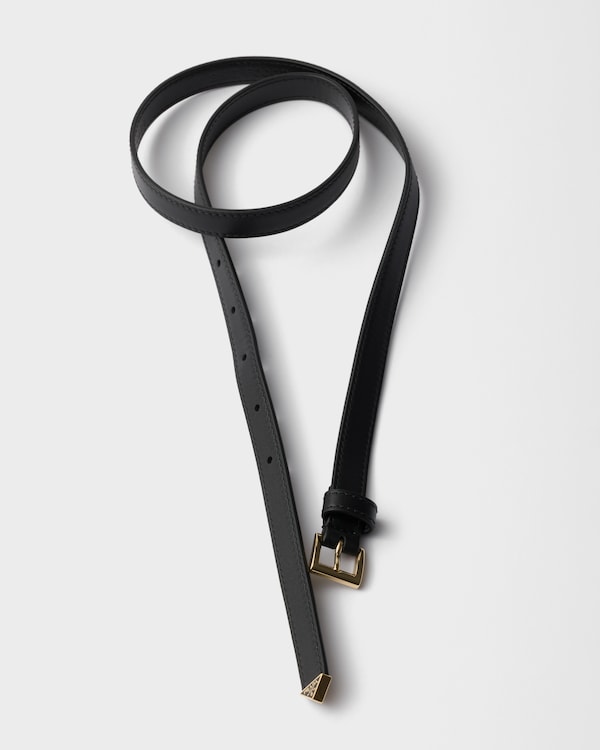 Leather belt - Black Leather belt - Black