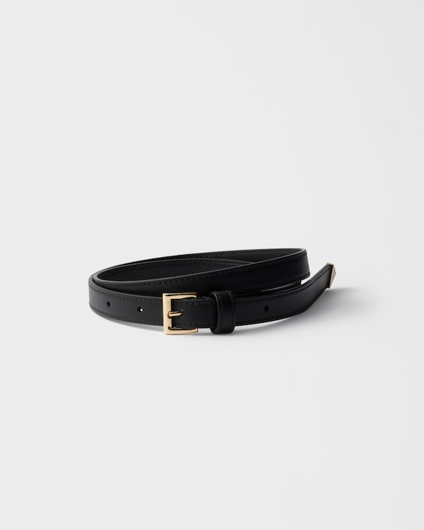Leather belt - Black Leather belt - Black