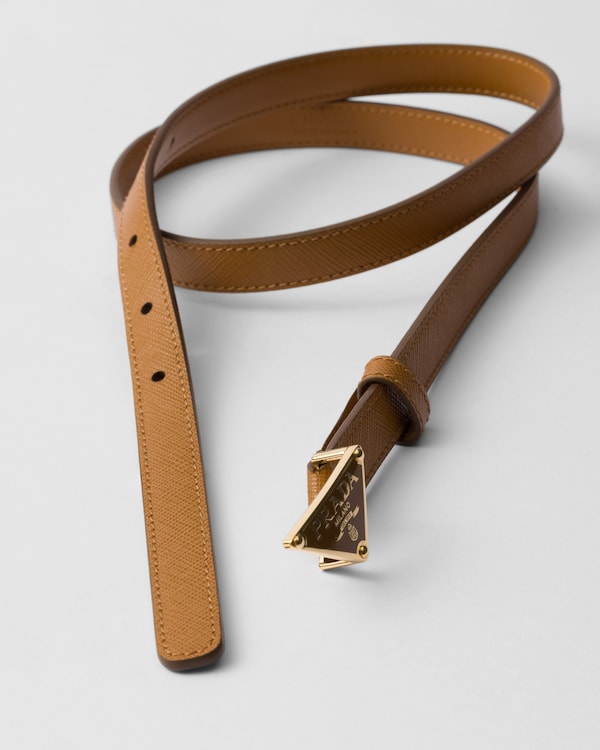 Saffiano leather belt Saffiano leather belt