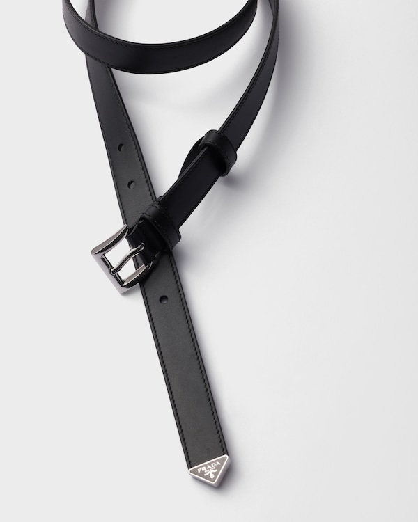 Leather belt - Black Leather belt - Black