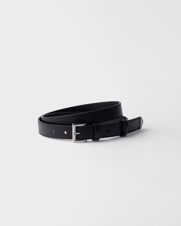 Leather belt - Black Leather belt - Black