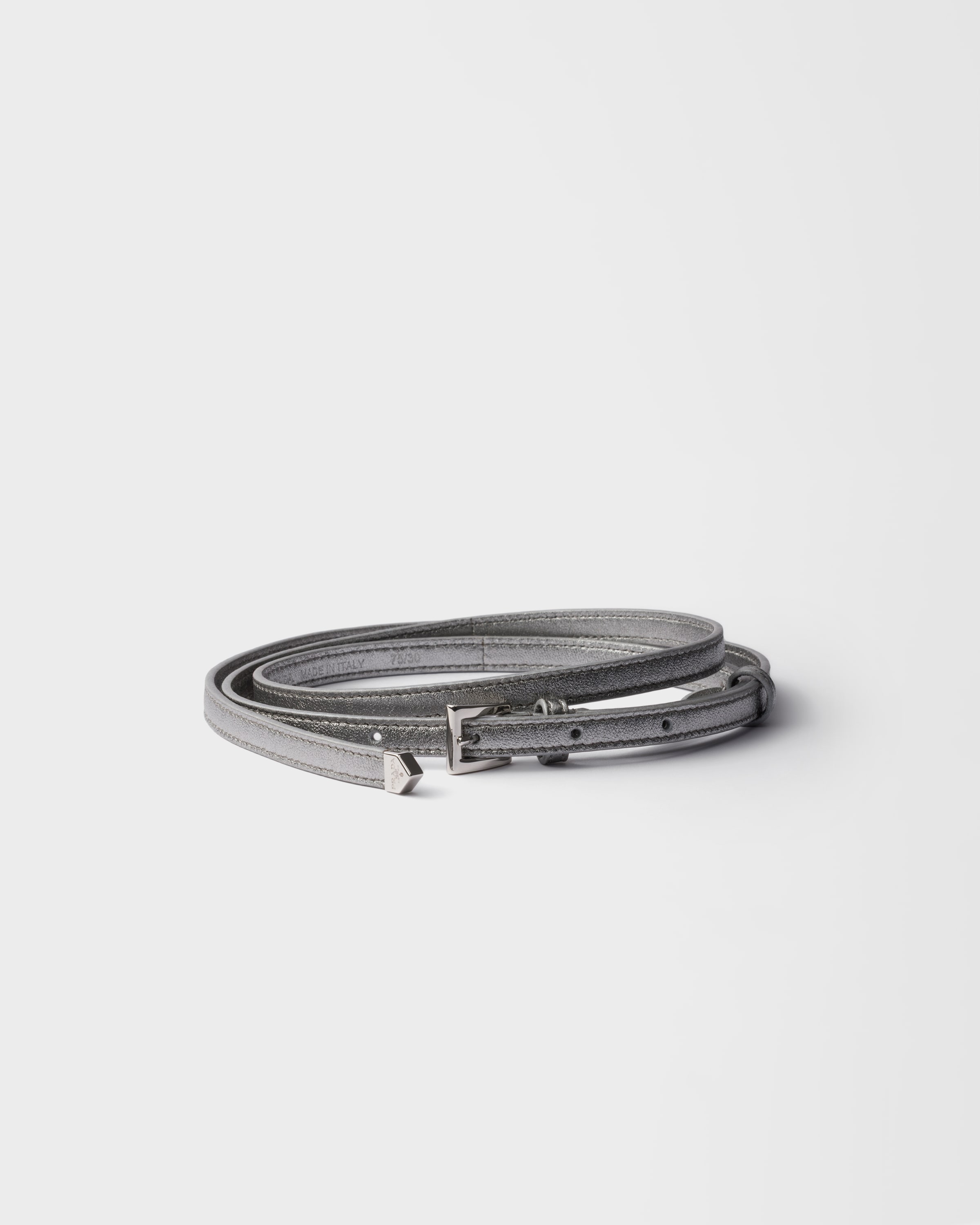 Nappa leather belt