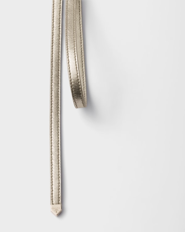 Nappa leather belt Nappa leather belt