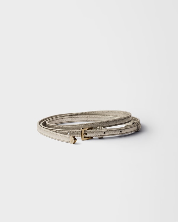 Nappa leather belt Nappa leather belt