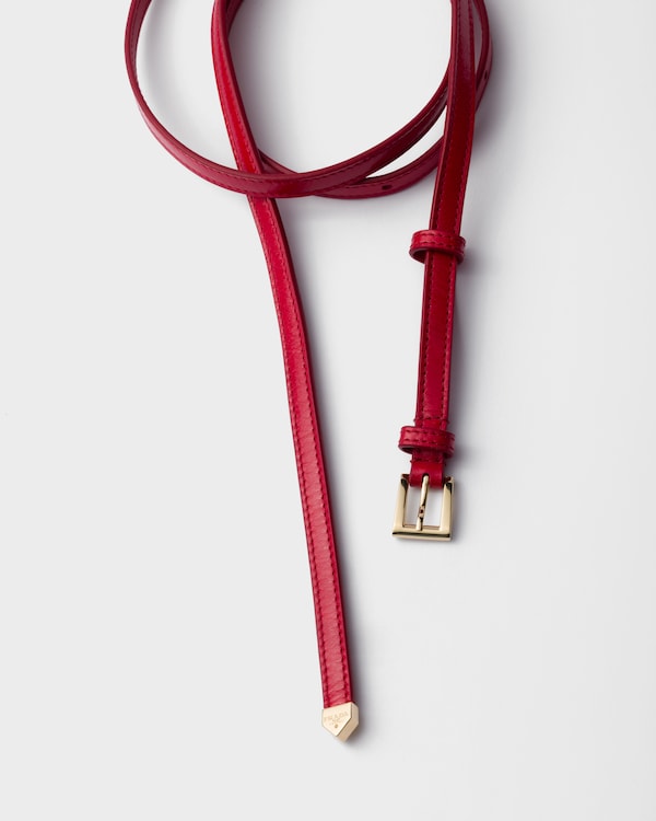 Cinturón de piel - Rojo Cinturón de piel - Rojo