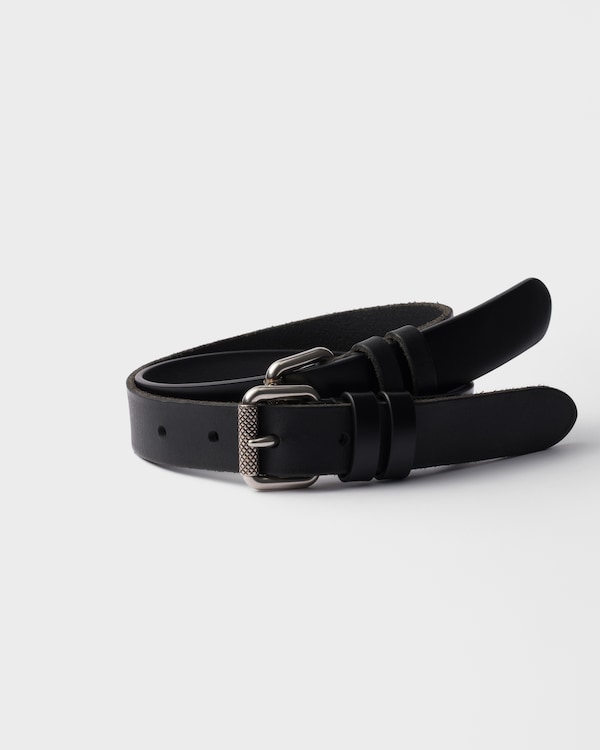 Ledergürtel - Schwarz Ledergürtel - Schwarz