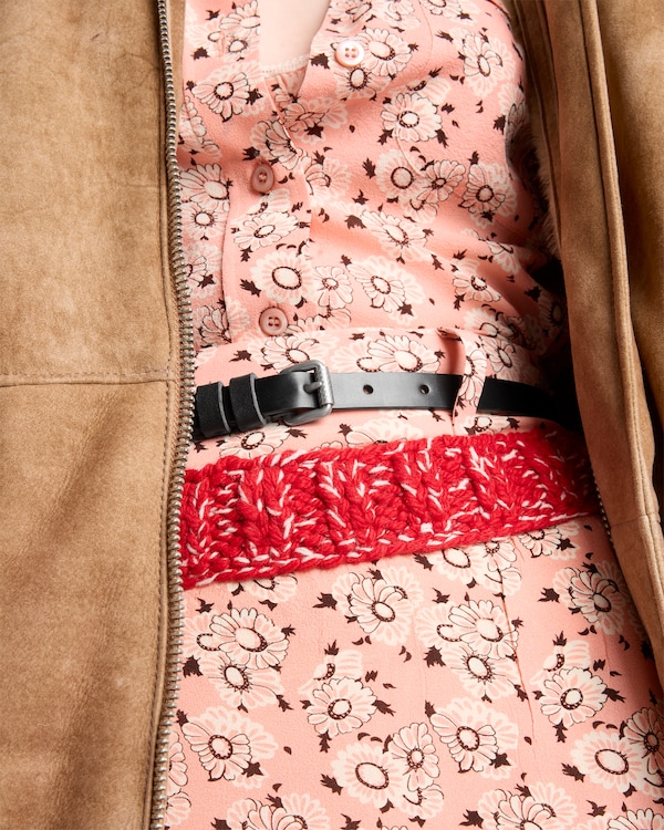 Narrow leather belt Narrow leather belt