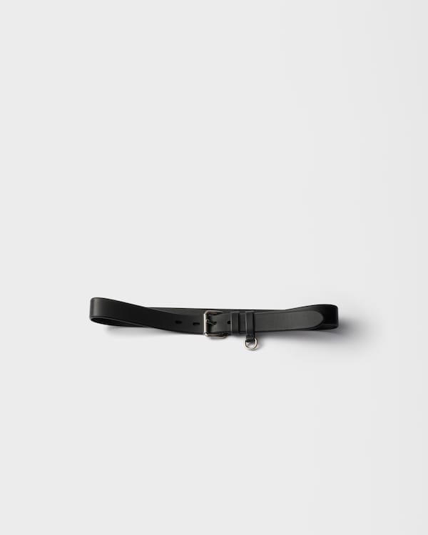 Leather belt - Black Leather belt - Black