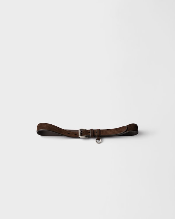 Suede belt - Dark Brown Suede belt - Dark Brown